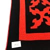 Patchwork red and black Drunkards Path FINISHED QUILT - Masculine colors - Image 6
