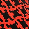 Patchwork red and black Drunkards Path FINISHED QUILT - Masculine colors - Image 7