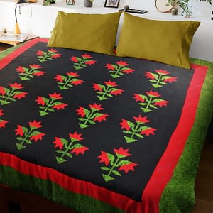 Carolina Lily hand applique FINISHED QUILT Great Quilting Details