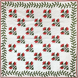 Hand Applique Carolina Lily FINISHED QUILT – Elegant Design