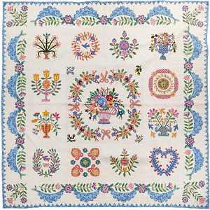 Hand Applique Baltimore Album Sampler FINISHED QUILT – The Best of the Best !!