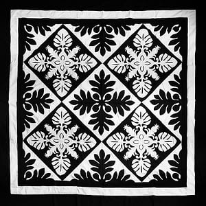 Hawaiian Sampler design masterpiece QUILT TOP – All Hand Applique ! – Queen